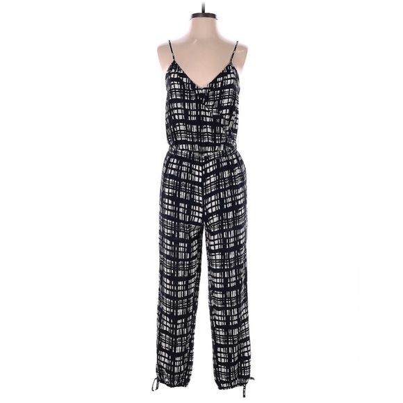 MEDIUM Madewell Black and White Jumpsuit - Picture 2 of 6